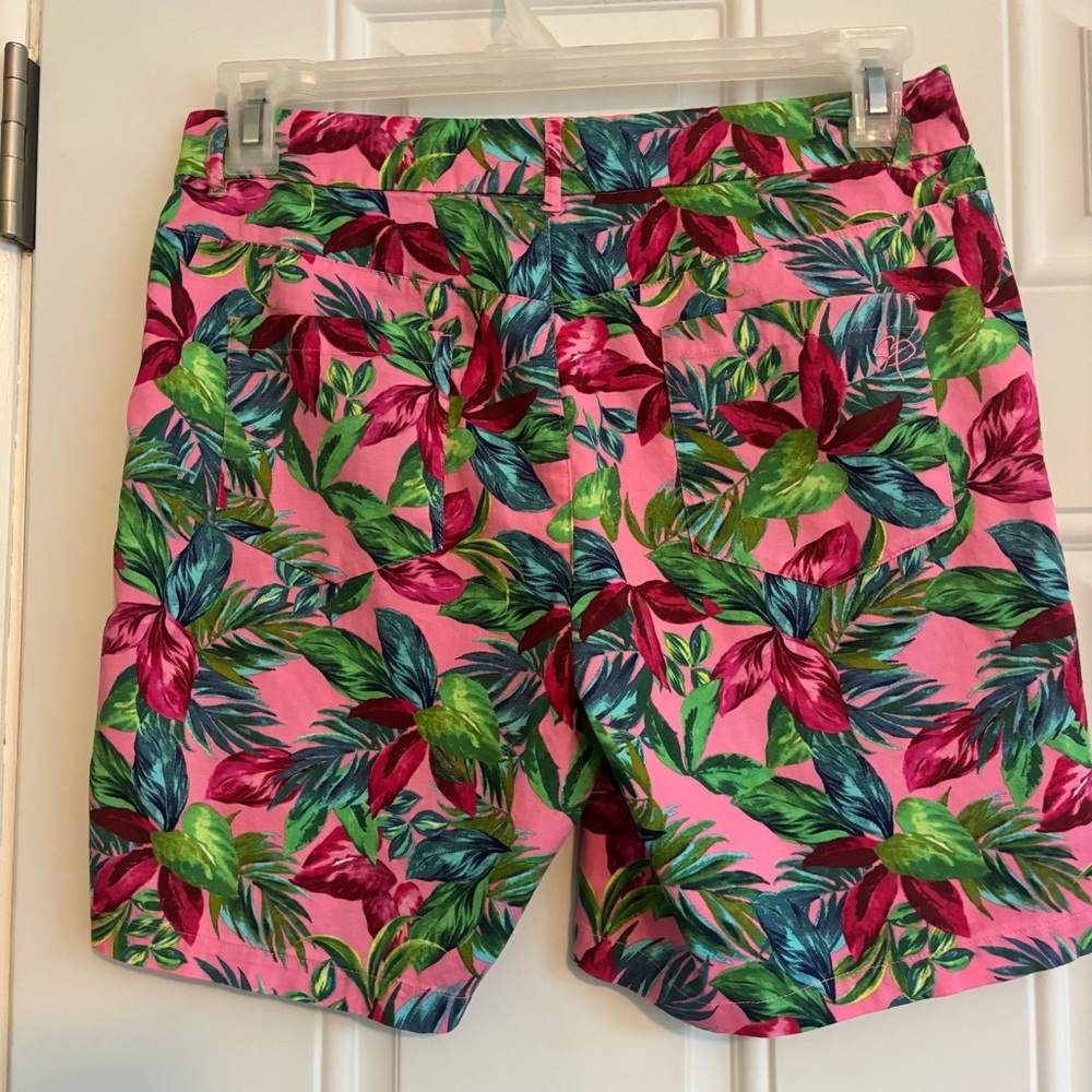 ❤️2/$15 or 3/$21❤️Stella Parker Tropical Leaf Print Shorts, Size 6 - Picture 7 of 9